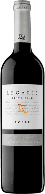 8,95 € Envío gratis | Vino tinto Legaris Roble D.O. Ribera del Duero Castilla y León España Tempranillo Botella 75 cl