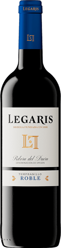 9,95 € Бесплатная доставка | Красное вино Legaris Дуб D.O. Ribera del Duero Кастилия-Леон Испания Tempranillo — Темпранильо 75 cl