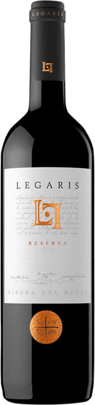 33,95 € Spedizione Gratuita | Vino Rosso Legaris Riserva D.O. Ribera del Duero Castilla y León Spagna Tempranillo 75 cl