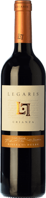 18,95 € Free Shipping | Red wine Legaris Crianza D.O. Ribera del Duero Castilla y León Spain Tempranillo, Cabernet Sauvignon Bottle 75 cl