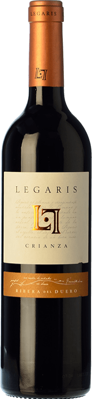 19,95 € Free Shipping | Red wine Legaris Crianza D.O. Ribera del Duero Castilla y León Spain Tempranillo, Cabernet Sauvignon Bottle 75 cl
