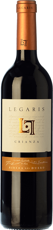 19,95 € Бесплатная доставка | Красное вино Legaris старения D.O. Ribera del Duero Кастилия-Леон Испания Tempranillo, Cabernet Sauvignon бутылка 75 cl