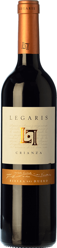 21,95 € Бесплатная доставка | Красное вино Legaris Crianza — Крианса D.O. Ribera del Duero Кастилия-Леон Испания Tempranillo — Темпранильо, Cabernet Sauvignon — Каберне Совиньон 75 cl
