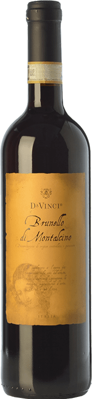 34,95 € Spedizione Gratuita | Vino rosso Leonardo da Vinci Da Vinci D.O.C.G. Brunello di Montalcino Toscana Italia Sangiovese Bottiglia 75 cl