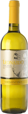 10,95 € Spedizione Gratuita | Vino Bianco Leonardo da Vinci Leonardo I.G.T. Toscana Toscana Italia Vermentino 75 cl