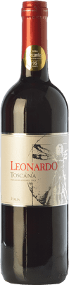 14,95 € Envio grátis | Vinho tinto Leonardo da Vinci Leonardo Rosso I.G.T. Toscana Tuscany Itália Merlot, Sangiovese Garrafa 75 cl