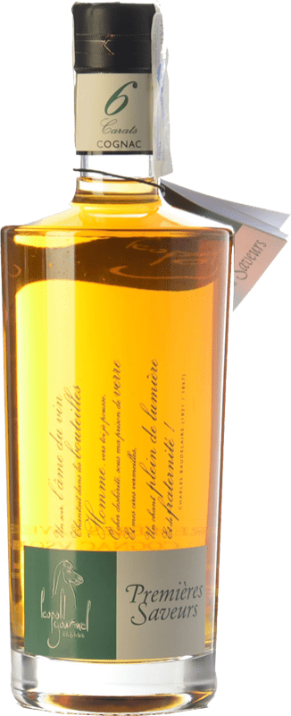69,95 € Kostenloser Versand | Cognac Léopold Gourmel Premières Saveurs 6 Carats A.O.C. Cognac Frankreich Flasche 70 cl