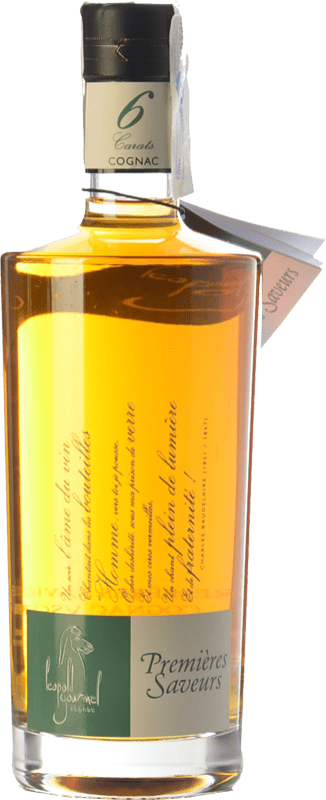 58,95 € Envio grátis | Cognac Conhaque Léopold Gourmel Premières Saveurs 6 Carats A.O.C. Cognac França Garrafa 70 cl
