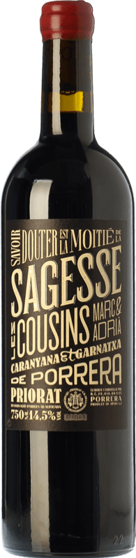 31,95 € Бесплатная доставка | Красное вино Les Cousins La Sagesse старения D.O.Ca. Priorat Каталония Испания Grenache, Carignan бутылка 75 cl