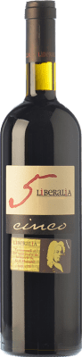 47,95 € Spedizione Gratuita | Vino Rosso Liberalia Cinco Riserva D.O. Toro Castilla y León Spagna Tinta de Toro 75 cl