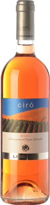 10,95 € 免费送货 | 玫瑰酒 Librandi Rosato D.O.C. Cirò 卡拉布里亚 意大利 Gaglioppo 瓶子 75 cl