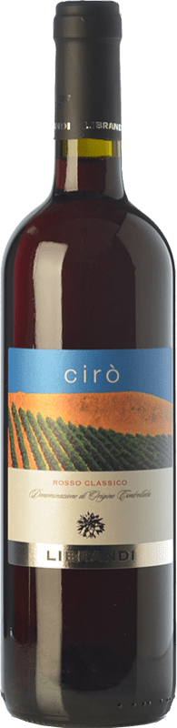 7,95 € Spedizione Gratuita | Vino rosso Librandi Rosso D.O.C. Cirò Calabria Italia Gaglioppo Bottiglia 75 cl