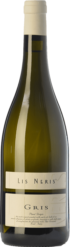27,95 € Spedizione Gratuita | Vino bianco Lis Neris Gris D.O.C. Friuli Isonzo Friuli-Venezia Giulia Italia Pinot Grigio Bottiglia 75 cl