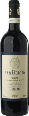 15,95 € Envio grátis | Vinho Tinto Lisini San Biagio I.G.T. Toscana Tuscany Itália Sangiovese 75 cl
