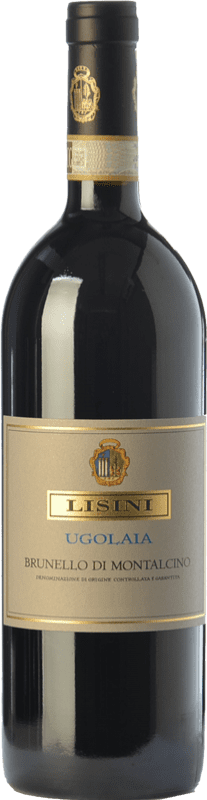 74,95 € Бесплатная доставка | Красное вино Lisini Ugolaia D.O.C.G. Brunello di Montalcino Тоскана Италия Sangiovese бутылка 75 cl