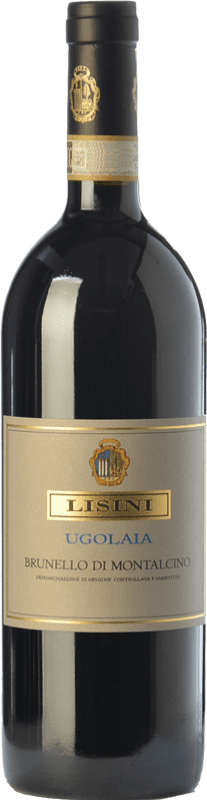77,95 € Бесплатная доставка | Красное вино Lisini Ugolaia D.O.C.G. Brunello di Montalcino Тоскана Италия Sangiovese — Санджовезе 75 cl