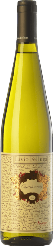 35,95 € Бесплатная доставка | Белое вино Livio Felluga D.O.C. Colli Orientali del Friuli Фриули-Венеция-Джулия Италия Chardonnay — Шардоне Бутылка 75 cl