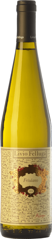 34,95 € Spedizione Gratuita | Vino bianco Livio Felluga D.O.C. Colli Orientali del Friuli Friuli-Venezia Giulia Italia Friulano Bottiglia 75 cl