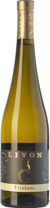 15,95 € Spedizione Gratuita | Vino bianco Livon D.O.C. Collio Goriziano-Collio Friuli-Venezia Giulia Italia Friulano Bottiglia 75 cl