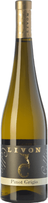 16,95 € Kostenloser Versand | Weißwein Livon D.O.C. Collio Friaul-Julisch Venetien Italien Pinot Gris — Grauburgunder 75 cl