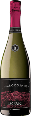 26,95 € Envio grátis | Espumante rosé Llopart Microcosmos Rosé Brut Nature Reserva Corpinnat Catalunha Espanha Monastrell, Pinot Preto Garrafa 75 cl