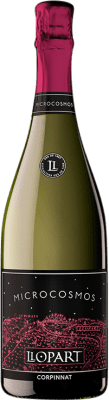 27,95 € Envío gratis | Espumoso Rosado Llopart Microcosmos Brut Nature Rosé Rosado Reserva Corpinnat Cataluña España Monastrell, Pinot Negro Botella 75 cl