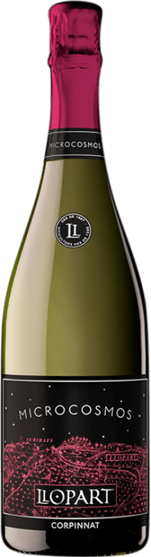 27,95 € 免费送货 | 桃红起泡酒 Llopart Microcosmos Brut Nature — 天然干型起泡酒 Rosé — 桃红葡萄酒 珍藏 Corpinnat 加泰罗尼亚 西班牙 Monastrell — 莫纳斯特雷尔, Pinot Noir — 黑皮诺 瓶装 75 cl
