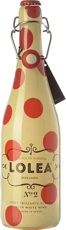 13,95 € Envio grátis | Sangria Lolea Nº 2 Clarea Frizzante White Espanha Macabeo, Airén Garrafa 75 cl