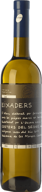 19,95 € Envío gratis | Vino blanco L'Olivera Eixaders Crianza D.O. Costers del Segre Cataluña España Chardonnay Botella 75 cl