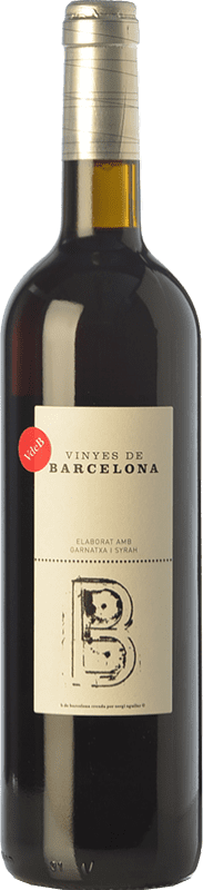 24,95 € Free Shipping | Red wine L'Olivera Vinyes de Barcelona Aged D.O. Catalunya Catalonia Spain Syrah, Grenache Bottle 75 cl
