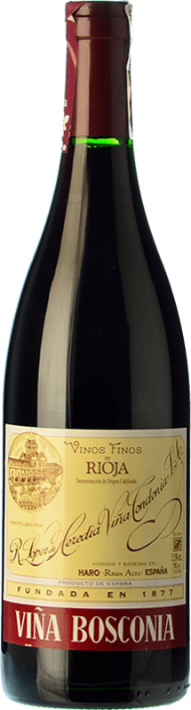 25,95 € Free Shipping | Red wine López de Heredia Viña Bosconia Reserva D.O.Ca. Rioja The Rioja Spain Tempranillo, Grenache, Graciano, Mazuelo Bottle 75 cl