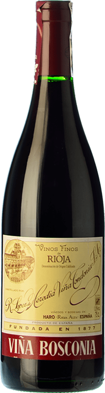 39,95 € Kostenloser Versand | Rotwein López de Heredia Viña Bosconia Reserve — Gereift D.O.Ca. Rioja La Rioja Spanien Tempranillo, Garnacha — Grenache, Graciano, Mazuelo Flasche 75 cl