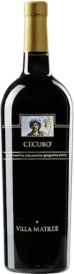 28,95 € Free Shipping | Red wine Villa Matilde Cecubo I.G.T. Roccamonfina Campania Italy Primitivo, Piedirosso Bottle 75 cl