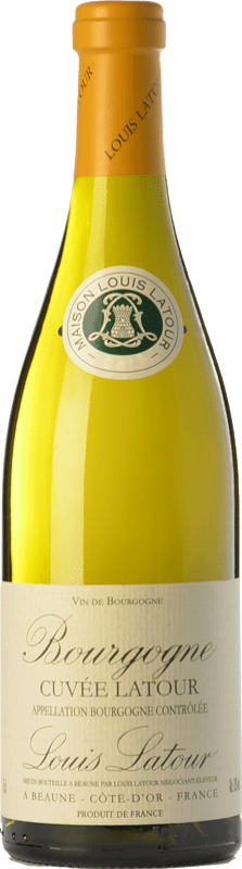 32,95 € Бесплатная доставка | Белое вино Louis Latour Cuvée Latour Blanc A.O.C. Bourgogne Бургундия Франция Chardonnay бутылка 75 cl