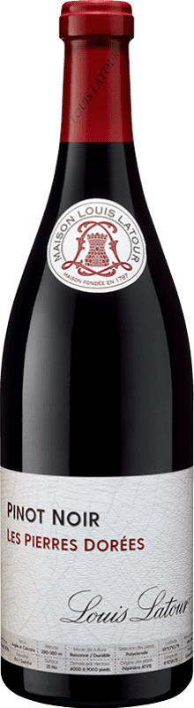 28,95 € Kostenloser Versand | Rotwein Louis Latour Les Pierres Dorées Jung A.O.C. Côtes de Bourg Bordeaux Frankreich Spätburgunder Flasche 75 cl