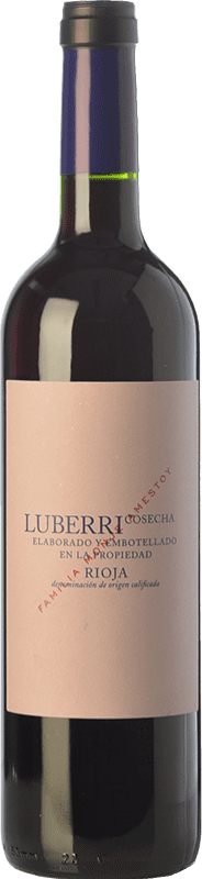 9,95 € Envío gratis | Vino tinto Luberri Maceración Carbónica Joven D.O.Ca. Rioja La Rioja España Tempranillo, Viura Botella 75 cl