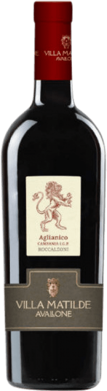 11,95 € Free Shipping | Red wine Villa Matilde Rocca dei Leoni D.O.C. Aglianico del Vulture Campania Italy Aglianico Bottle 75 cl