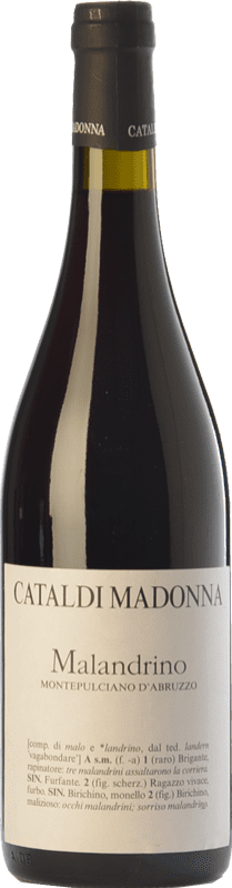 15,95 € Free Shipping | Red wine Cataldi Madonna Malandrino D.O.C. Montepulciano d'Abruzzo Abruzzo Italy Montepulciano Bottle 75 cl