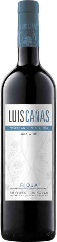 9,95 € Spedizione Gratuita | Vino Rosso Luis Cañas Giovane D.O.Ca. Rioja La Rioja Spagna Tempranillo 75 cl