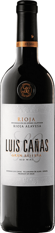 39,95 € Free Shipping | Red wine Luis Cañas Grand Reserve D.O.Ca. Rioja The Rioja Spain Tempranillo, Graciano Bottle 75 cl