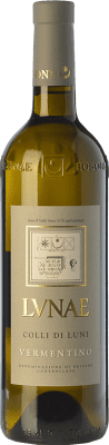 14,95 € Spedizione Gratuita | Vino bianco Lunae Etichetta Grigia D.O.C. Colli di Luni Liguria Italia Vermentino Bottiglia 75 cl