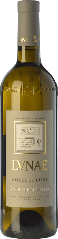 19,95 € Envio grátis | Vinho branco Lunae Etichetta Grigia D.O.C. Colli di Luni Liguria Itália Vermentino Garrafa 75 cl