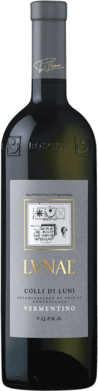 21,95 € Free Shipping | White wine Lunae Etichetta Grigia D.O.C. Colli di Luni Liguria Italy Vermentino Bottle 75 cl