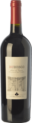 8,95 € Free Shipping | Red wine Lungarotti Rosso Rubesco D.O.C. Torgiano Umbria Italy Sangiovese, Colorino Bottle 75 cl
