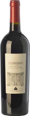 16,95 € Бесплатная доставка | Красное вино Lungarotti Rosso Rubesco D.O.C. Torgiano Umbria Италия Sangiovese, Colorino бутылка 75 cl