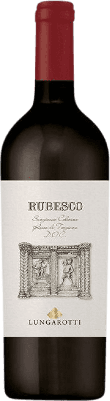 24,95 € 送料無料 | 赤ワイン Lungarotti Rubesco D.O.C. Torgiano ウンブリア イタリア Sangiovese — サンジョヴェーゼ, Colorino — コロリーノ Eco — エコ ビオ オーガニック 75 cl