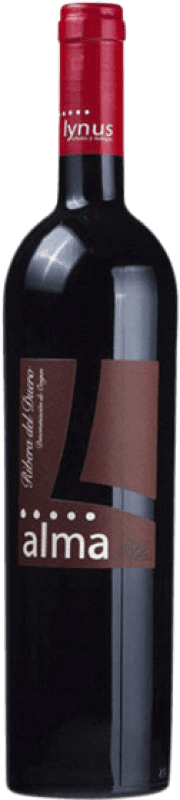 15,95 € Free Shipping | Red wine Lynus Alma López Crianza D.O. Ribera del Duero Castilla y León Spain Tempranillo Bottle 75 cl
