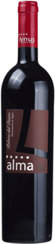 14,95 € Spedizione Gratuita | Vino Rosso Lynus Alma López Crianza — Invecchiato in Botte D.O. Ribera del Duero Castilla y León Spagna Tempranillo 75 cl