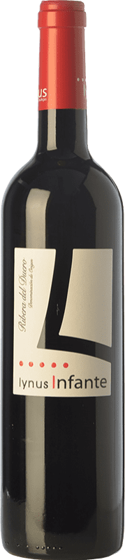 6,95 € Spedizione Gratuita | Vino rosso Lynus Infante Giovane D.O. Ribera del Duero Castilla y León Spagna Tempranillo Bottiglia 75 cl