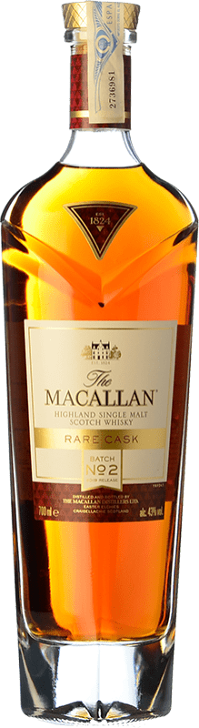 447,95 € Бесплатная доставка | Односолодовый виски Macallan Cask — Бочка, Rare — Редкий горная местность Объединенное Королевство 70 cl